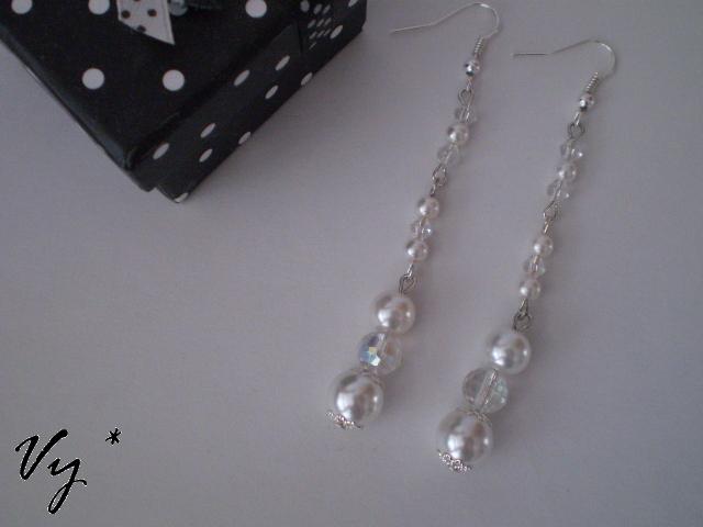 Pearl earrings