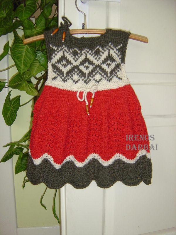 Knitted dress for picture no. 2