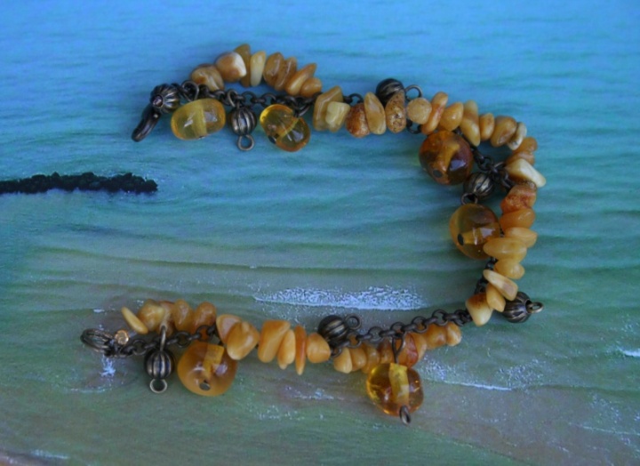 Bracelets " Amber drops "
