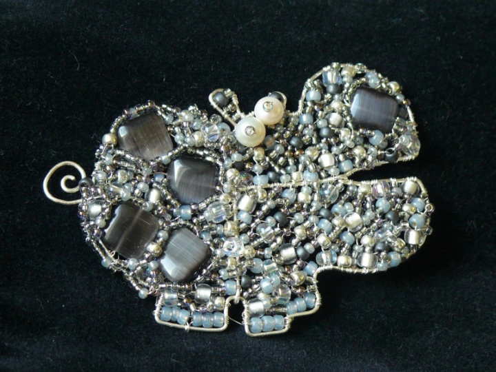 Brooch " Begemotuke "