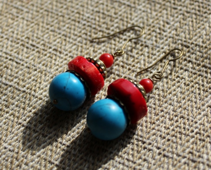 Earrings " Summer color "