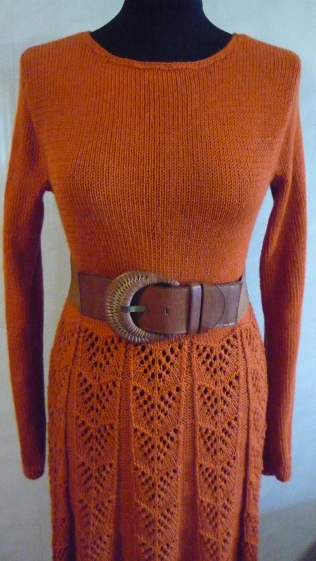 Warm orange dress picture no. 2