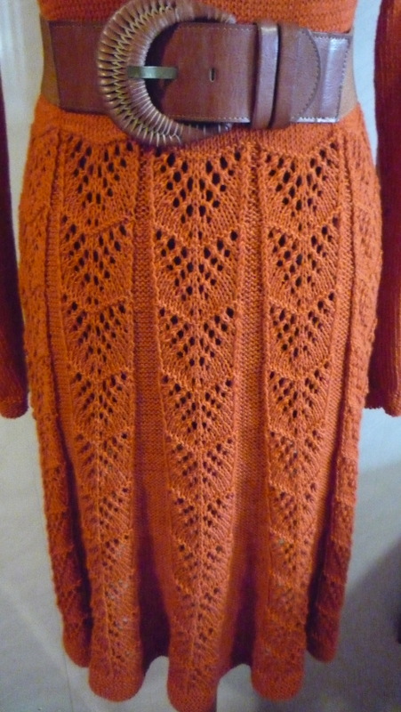 Warm orange dress picture no. 3