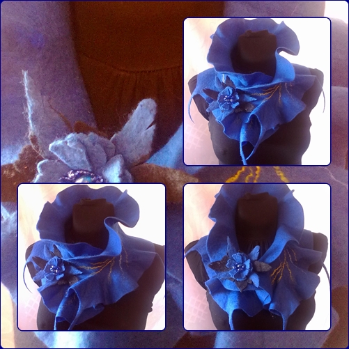 Blue scarf