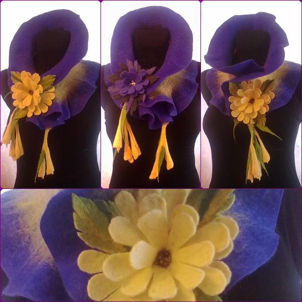 Violet scarf