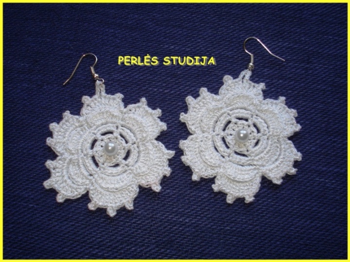 Crocheted earrings