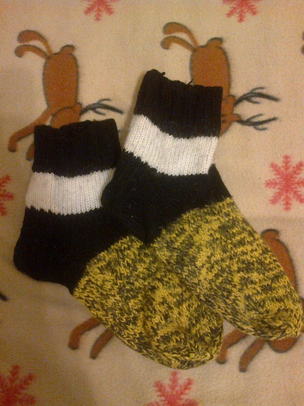 Coloured socks