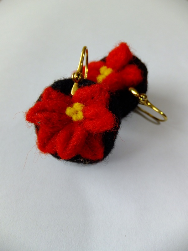 Earrings - flower picture no. 2