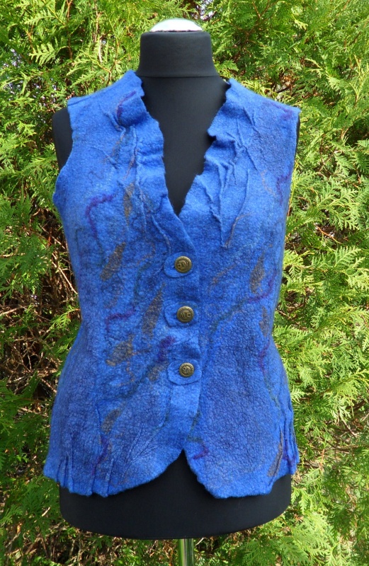 Vest - blue, blue ...