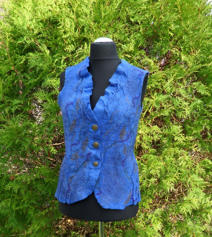 Vest - blue, blue ... picture no. 2