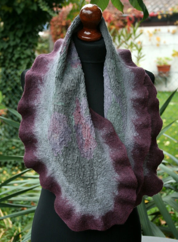 Scarf " Flowers Ruke "