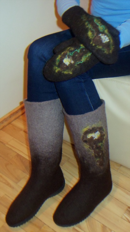 Brown shoes