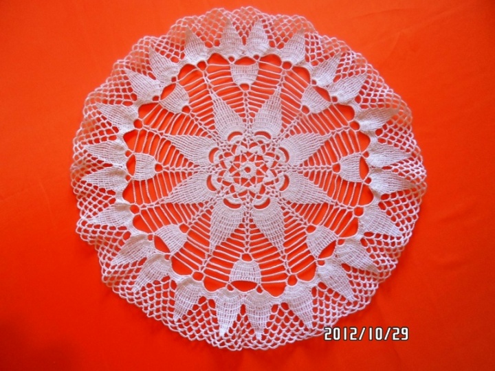 Apvali servetėlė