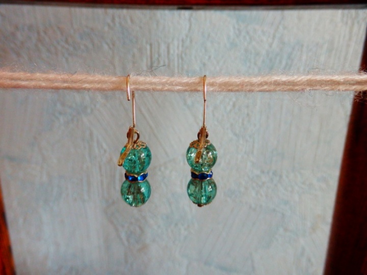 Blue earrings
