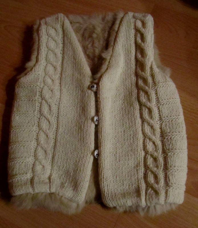 Baby fur vest picture no. 2
