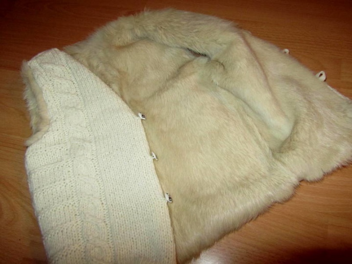 Baby fur vest picture no. 3