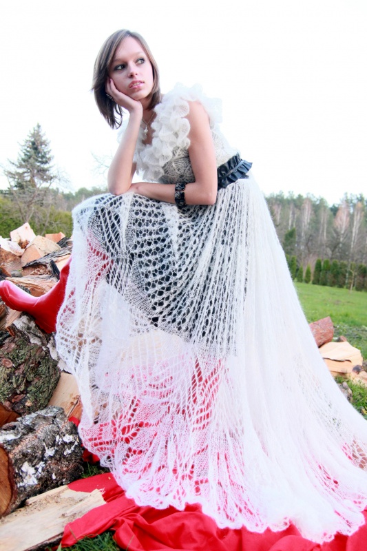 knitted wedding dress picture no. 2