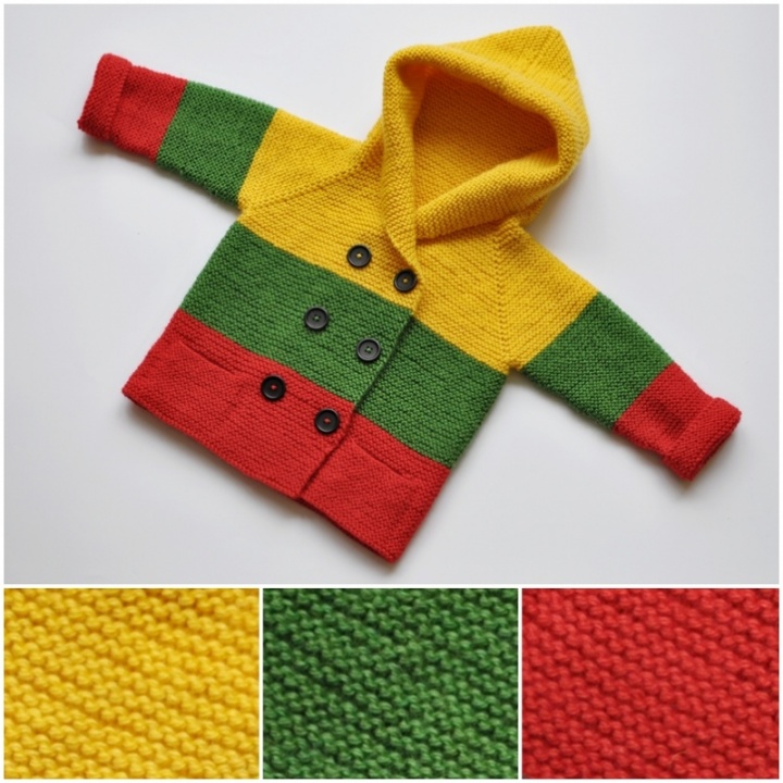 Tricolor sweater
