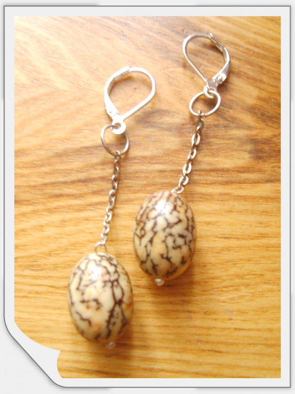 Earrings " Nuts "