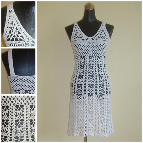 Crocheted summer dress