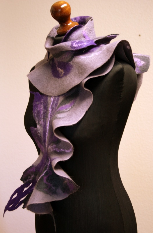 Scarves " violet flowering " picture no. 2