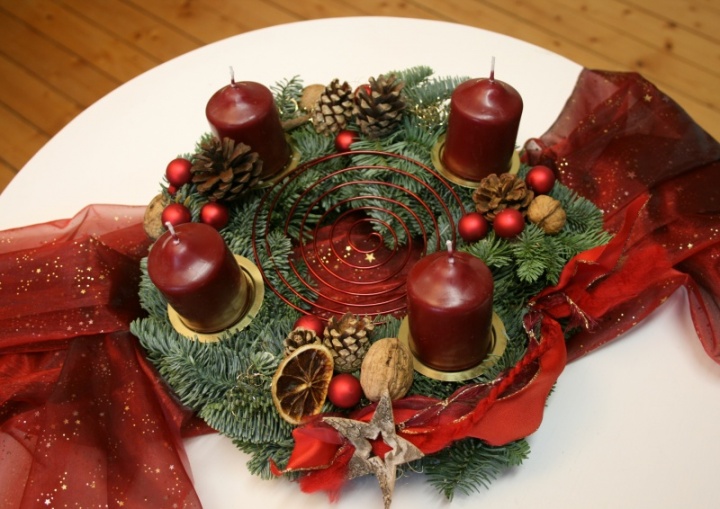 Table Wreath " Advent "