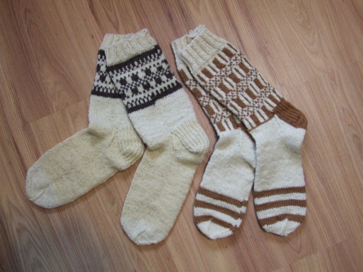 warm socks of wool fishermen picture no. 2