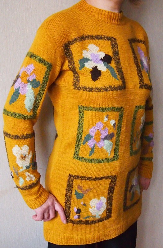 Patterned sweater