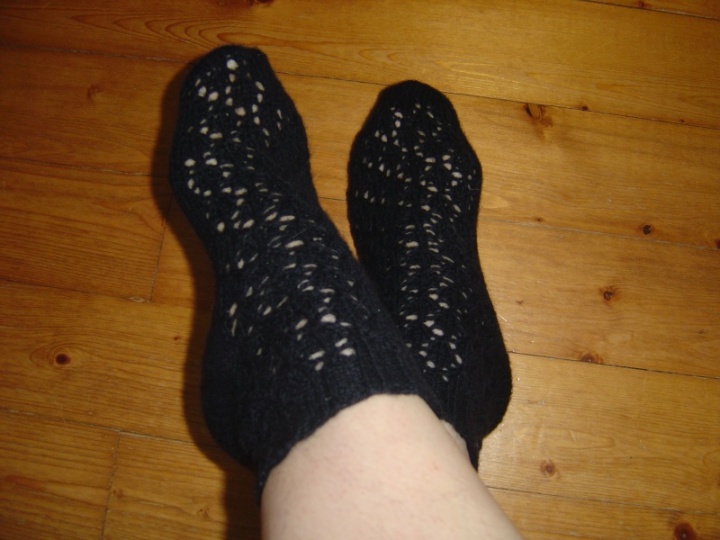 Knitted socks