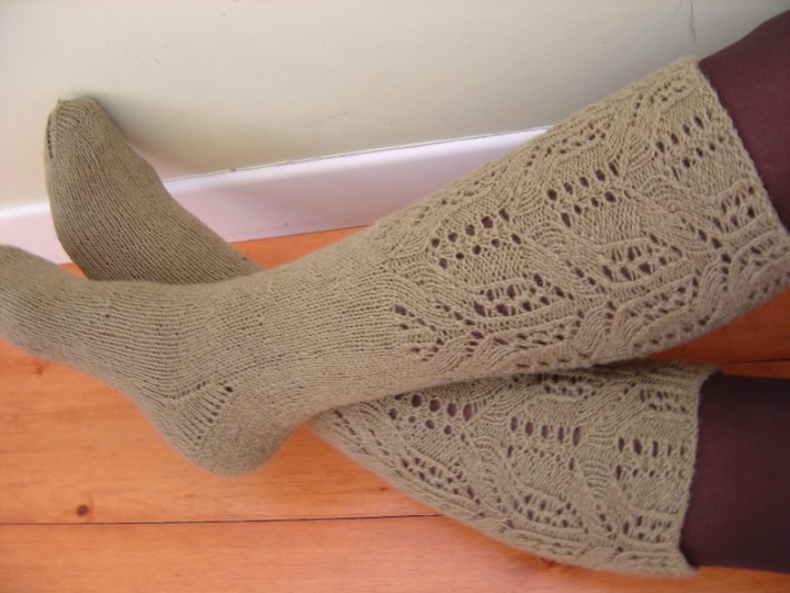 Knitted socks