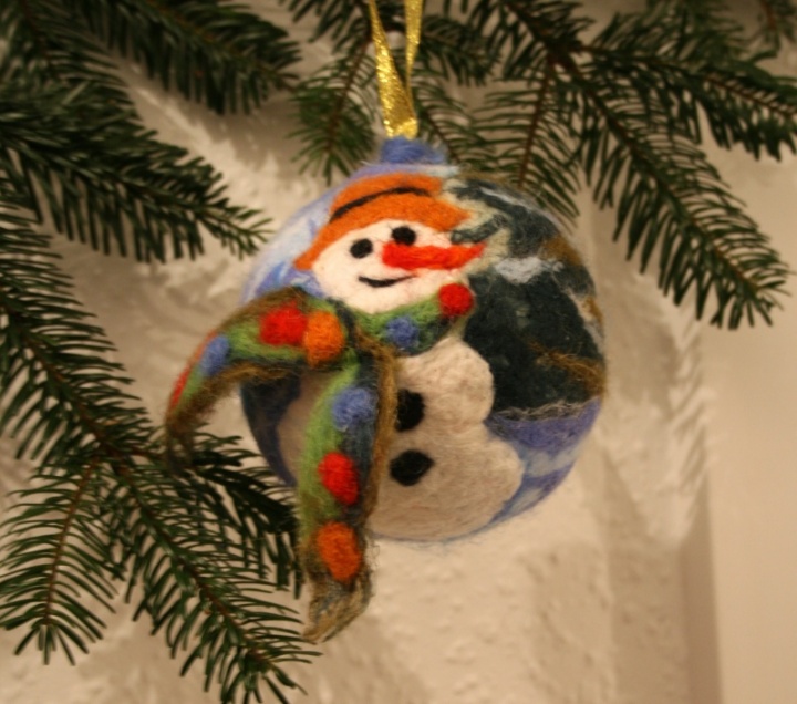 Toy Christmas tree " Snowman "