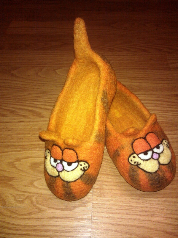 Women's Slippers Garfield ZAXY Black FF285073 - KeeShoes