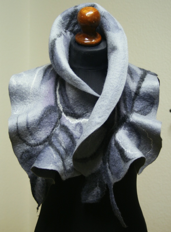 Scarf " Morning frost "