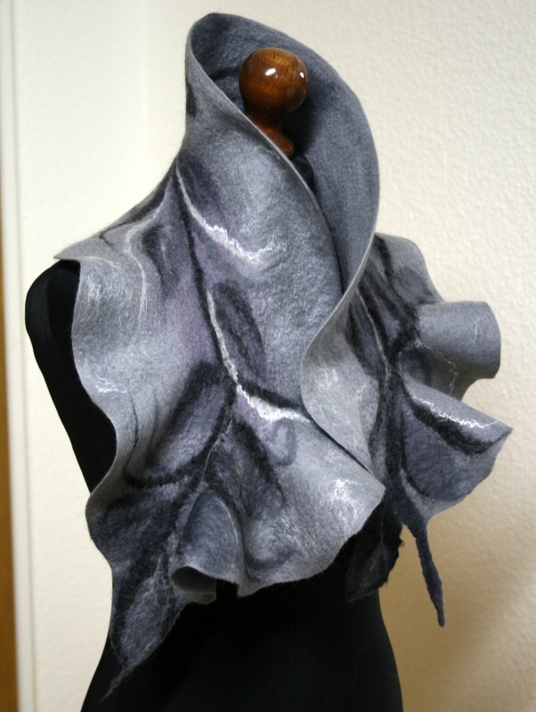 Scarf " Morning frost " picture no. 2