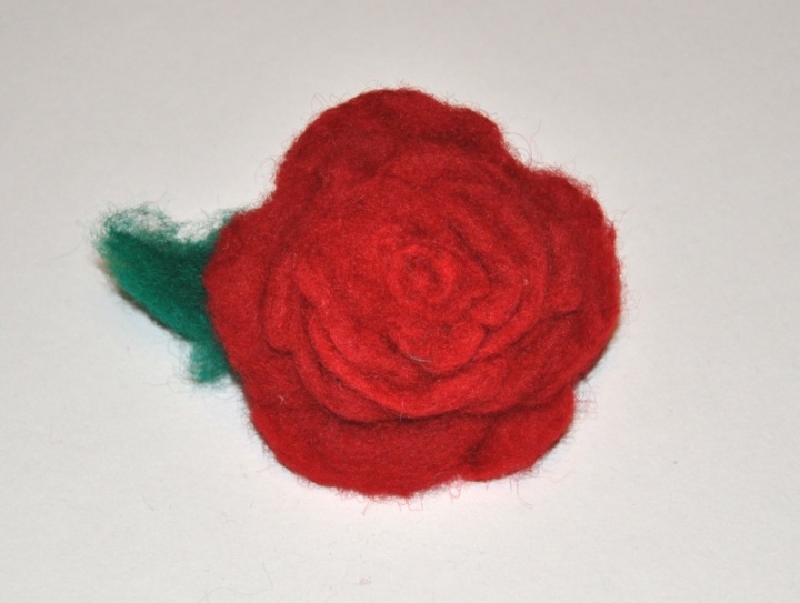 Rose brooch