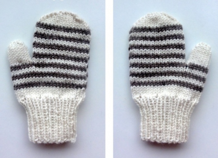 Woolen baby pirštinytės
