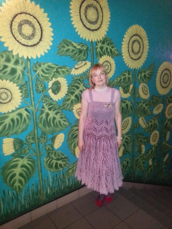 knitted dress mocherine