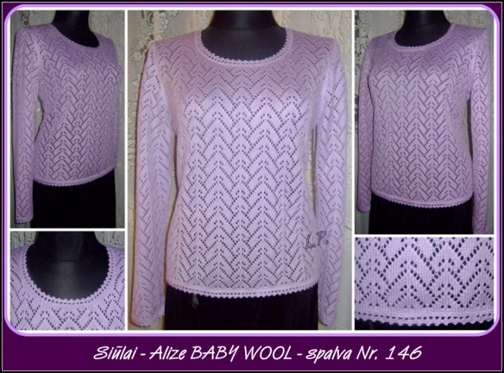 The half-woolen sweater