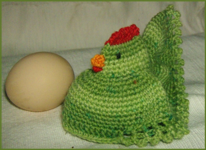 An Easter hen