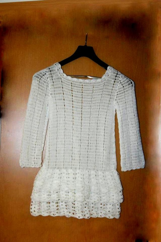 Crocheted dress