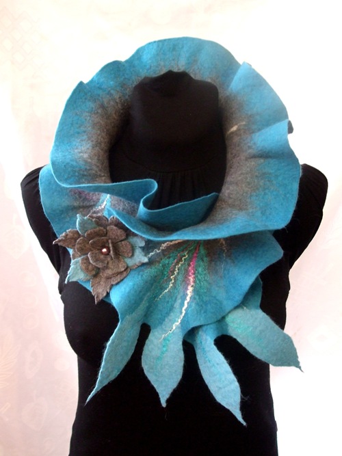 Turquoise scarf picture no. 3