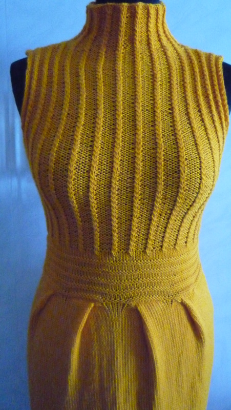 Bright yellow dress picture no. 2