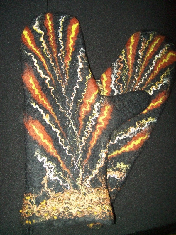 black gloves