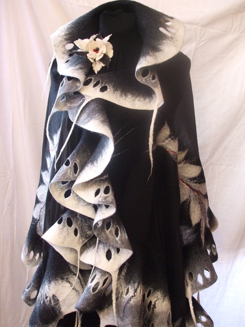 Coated with black-and-white party picture no. 3