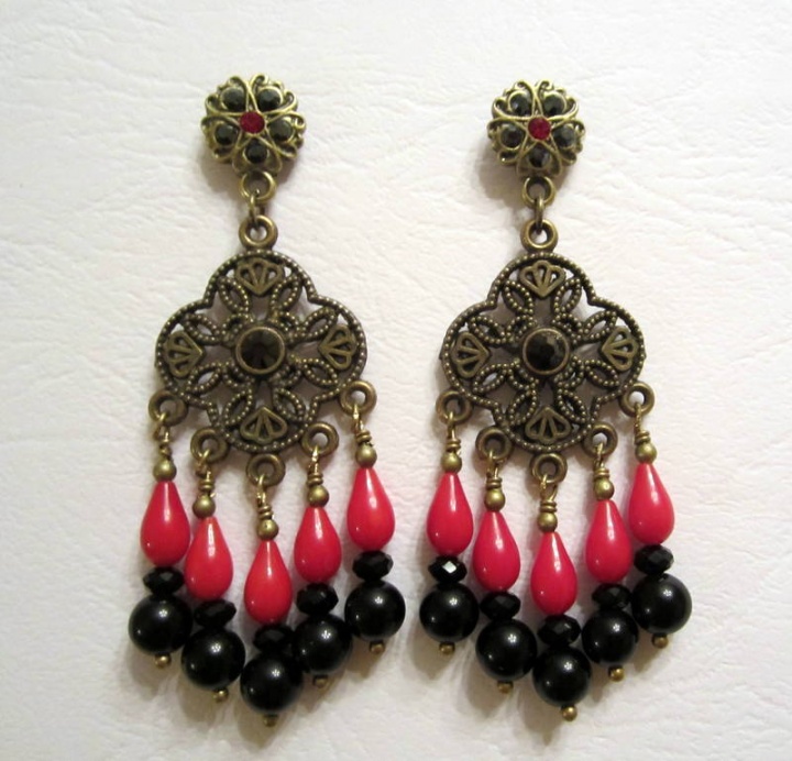 Earrings " Carmen "