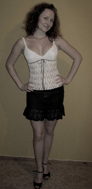 Top with skirt
