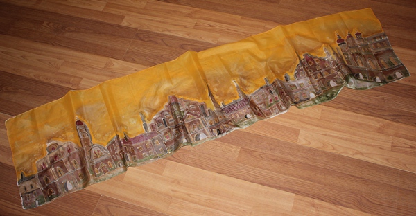 Painted silk shawl picture no. 2