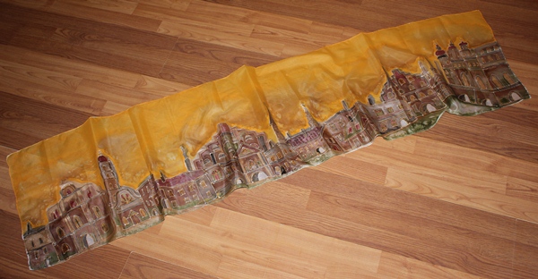 Painted silk shawl picture no. 2