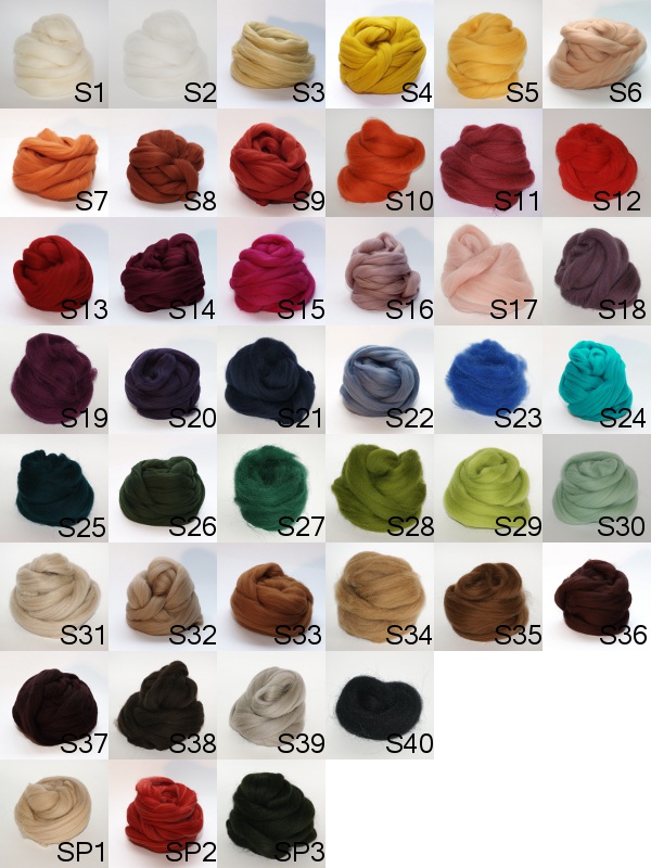Wool tops