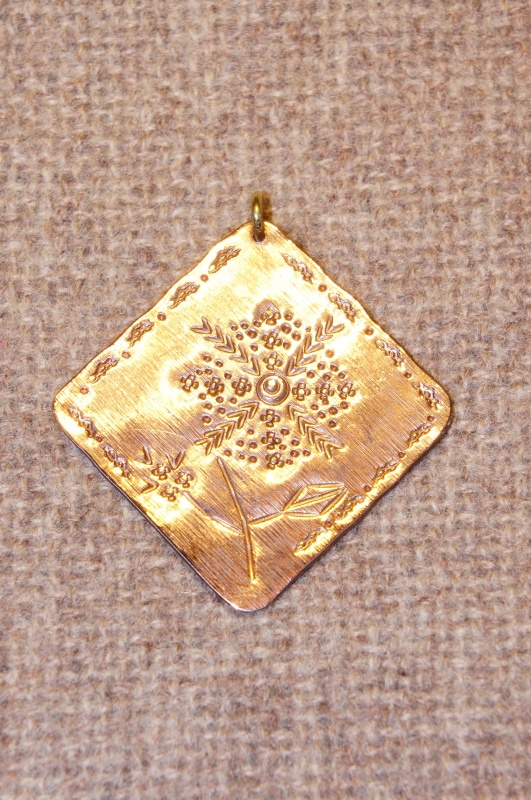 Copper pendant (deltoids)